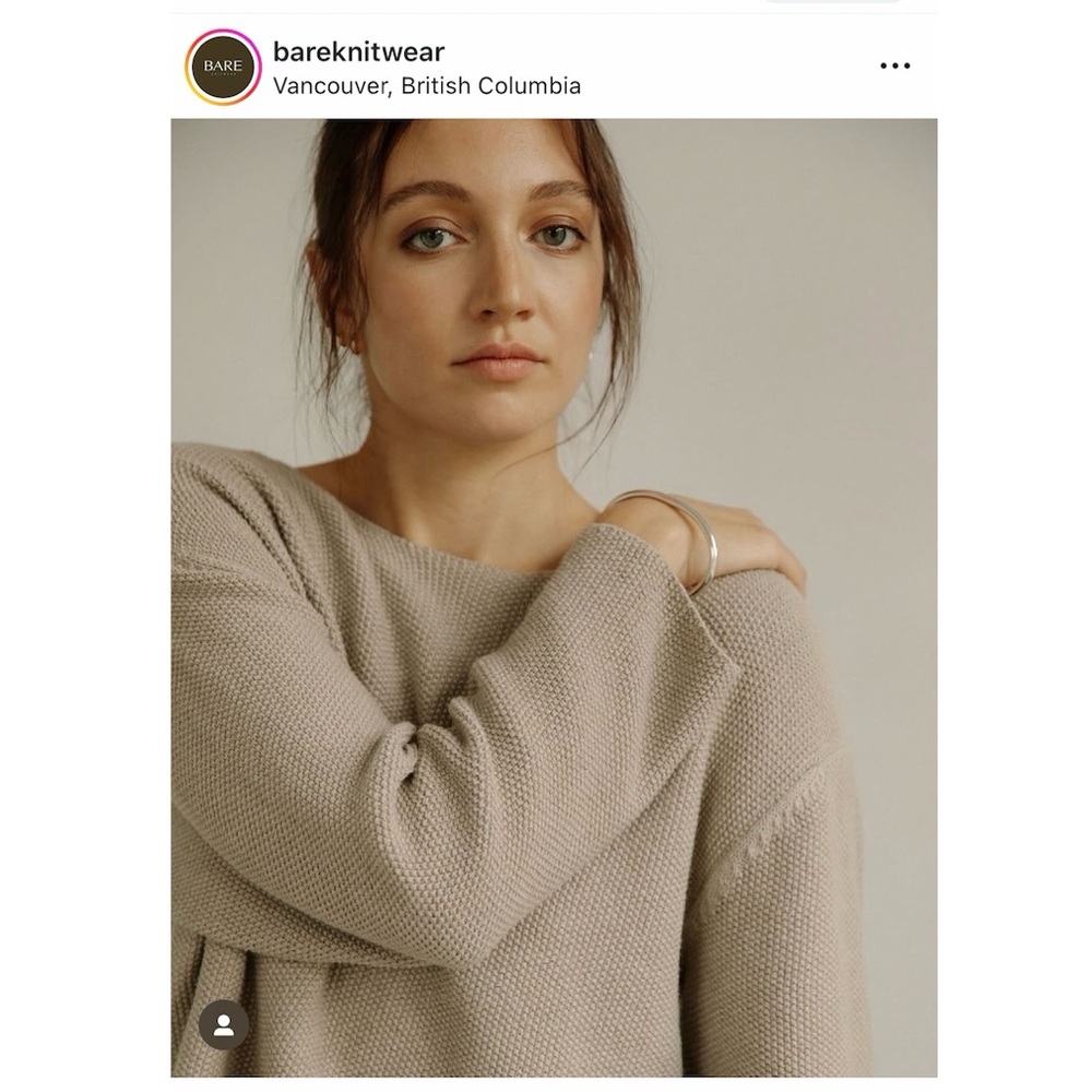 Bare Knitwear Coastal Crew Size M/L